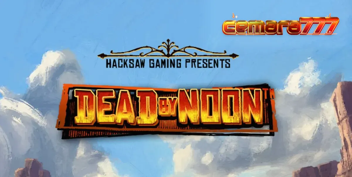 Tampilan visual slot Dead by Noon dengan tema Wild West yang mencekam